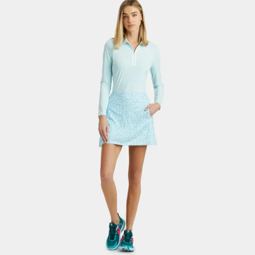Skorts & Dresses-G/FORE Aye Poppy Tech Jersey A-Line Skort