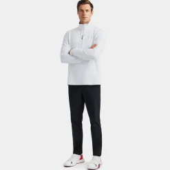 Mid Layers-G/FORE Brushed Back Tech Quarter Zip Pullover