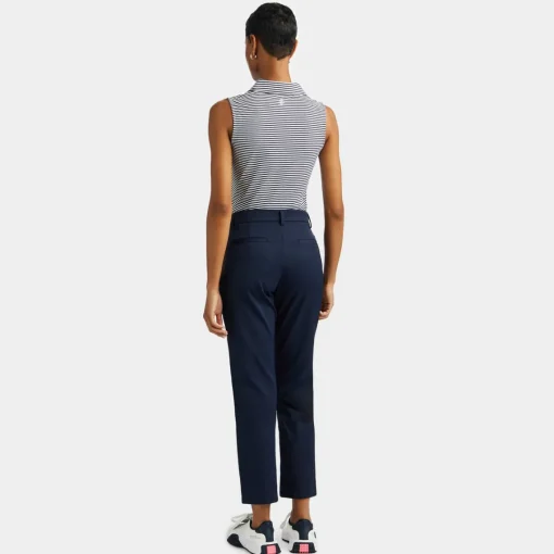 Polos-G/FORE Chevron Feeder Stripe Tech Pique Sleeveless Polo