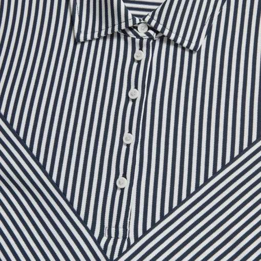 Polos-G/FORE Chevron Feeder Stripe Tech Pique Sleeveless Polo