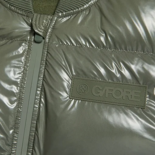 Outerwear-G/FORE Circle G's Coated Nylon Quilted Puffer Vest