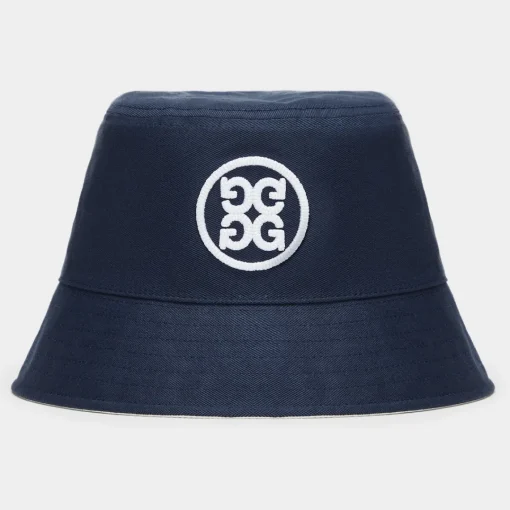 Hats-G/FORE Circle G's Reversible Cotton Twill Bucket Hat