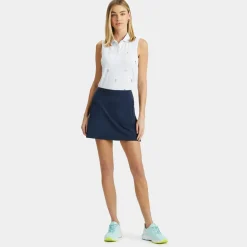 Polos-G/FORE Embroidered Icon Tech Pique Sleeveless Polo