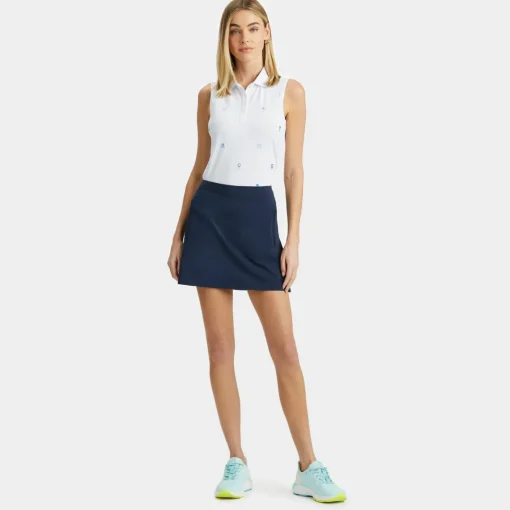 Polos-G/FORE Embroidered Icon Tech Pique Sleeveless Polo