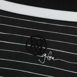 Polos & Shirts-G/FORE Script Stripe Tech Pique Banded Sleeve Polo