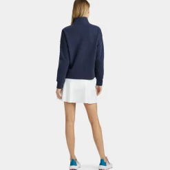 Mid Layers-G/FORE I Hate Golf French Terry Quarter Zip Boxy Pullover