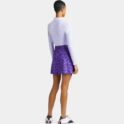 Skorts & Dresses-G/FORE Icon Camo Silky Tech Nylon A-Line Skort