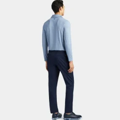 Mid Layers-G/FORE Limited Edition 2024 U.S. Open Rib Gusset Long Sleeve Melange Ice Nylon Sun Shirt