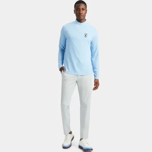 Mid Layers-G/FORE Limited Edition 2024 U.S. Open Luxe Quarter Zip Mid Layer