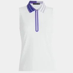 Polos-G/FORE Quarter Zip Tech Pique Sleeveless Polo