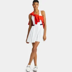 Skorts & Dresses-G/FORE Racerback Stretch Ops Pleated Tennis Dress With Short