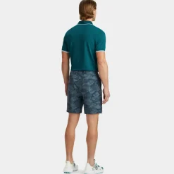 Polos & Shirts-G/FORE Rib Collar Tech Pique Modern Spread Collar Banded Sleeve Polo