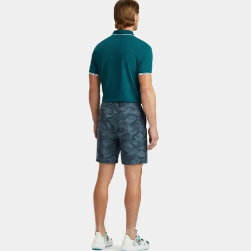 Polos & Shirts-G/FORE Rib Collar Tech Pique Modern Spread Collar Banded Sleeve Polo