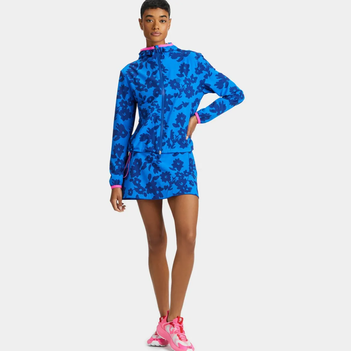 Skorts & Dresses-G/FORE Tonal Floral Wrap Maverick 4-Way Stretch Skort