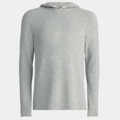 Sweaters-G/FORE Waffle Stitch Merino Wool Hooded Sweater