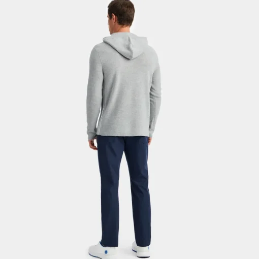 Sweaters-G/FORE Waffle Stitch Merino Wool Hooded Sweater