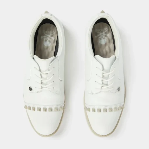 Gallivanter-G/FORE Women's Gallivanter Pebble Leather Stud Cap Toe Golf Shoe